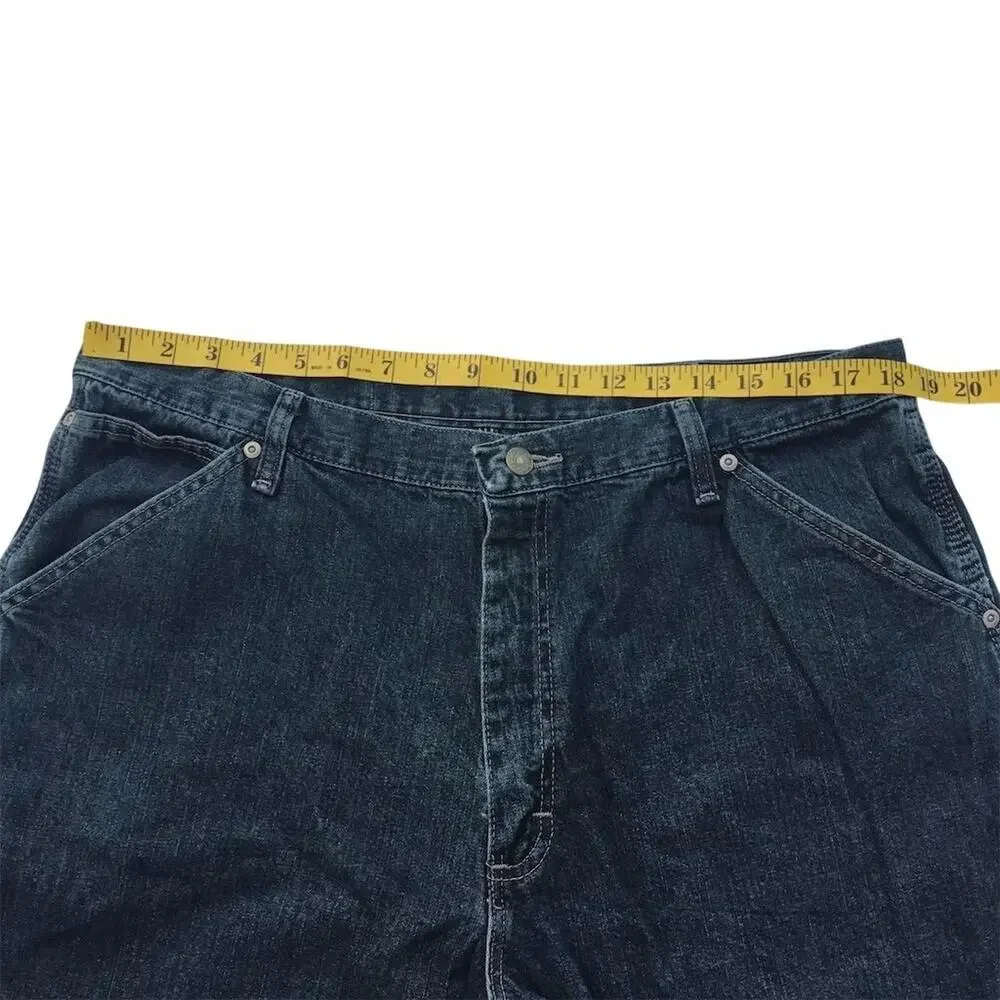 Wrangler Men's‎ Carpenter Jeans 38x30 Dark Wash Relaxed Fit Denim
